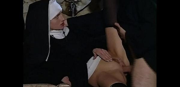  Interracial orgy in the convent for dirty nuns